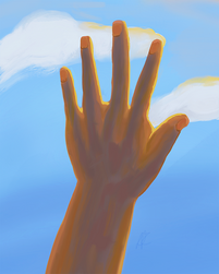 Hand against the Sun